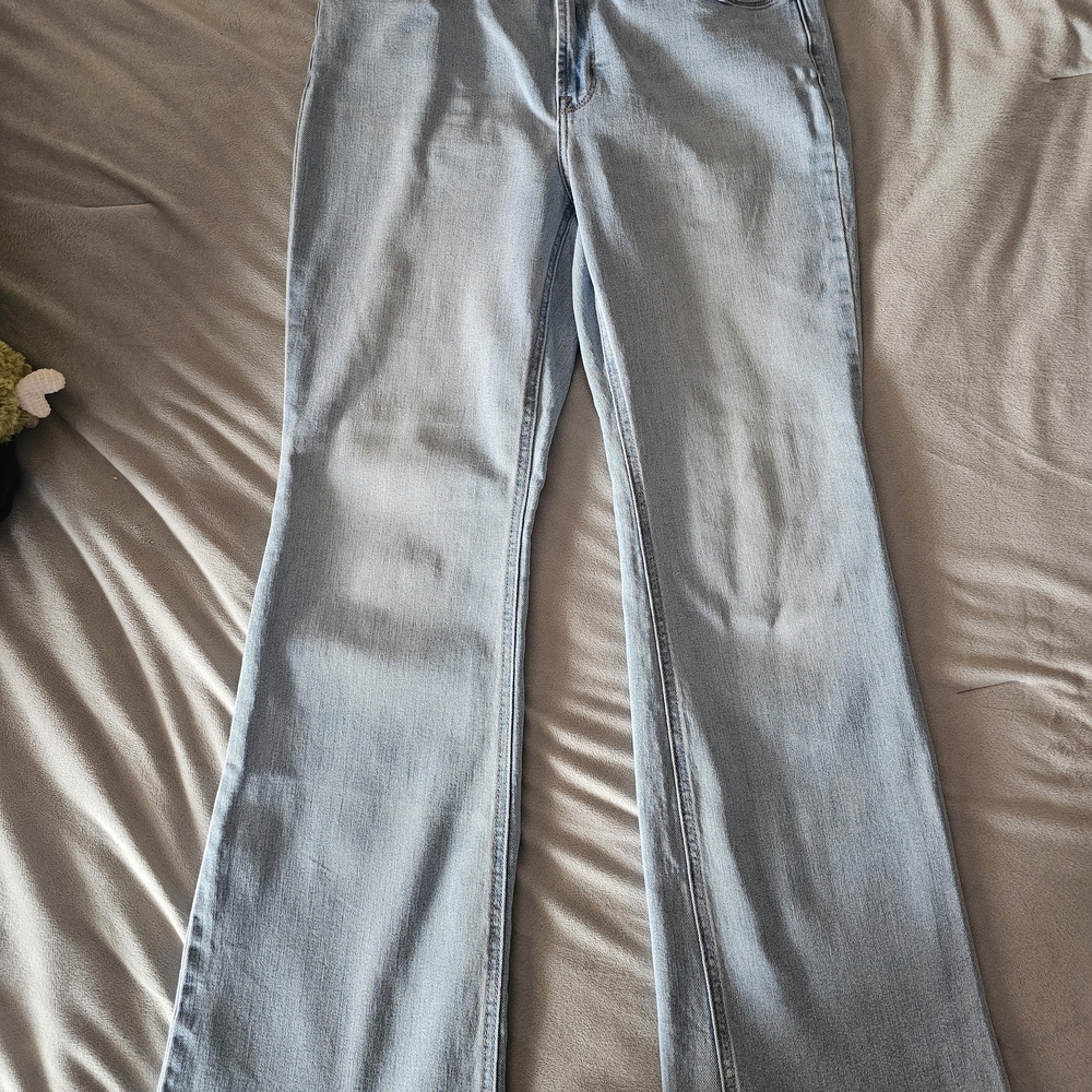 Old Navy Light Blue Flare Jeans